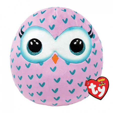 TY Squishy Beanies saspiežamā pūce WINKS, 25cm, TY39217 TY39217