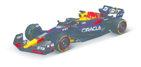 BBURAGO 1:43 sacīkšu automodelis Oracle Red Bull Racing RB19, 18-38082 
