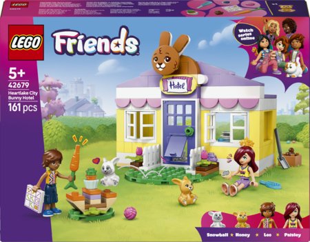 42679 LEGO® Friends Hārtleikas pilsētas trušu viesnīca 