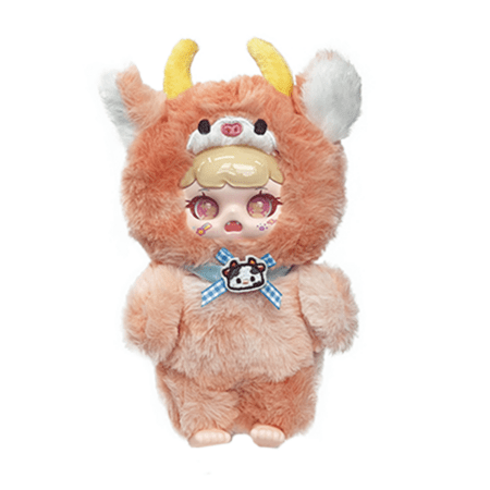 MIYOO 2 plīša lelle ar vinila sejiņu, 20 cm, sortiments, YL0334 