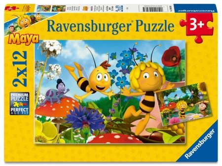 RAVENSBURGER PUZZLE puzle Biene Maja, 2x12 gab., 12004306 5 