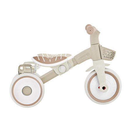 GLOBBER mācību trīsritenis Learning Trike 2in1 Plus, kokosriekstu, 737-466 