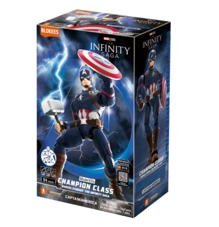 Blokees transformator  Marvel Heros - Champion Class Captain America, 81115 