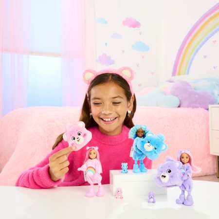 BARBIE lelle Čelsija Cutie Reveal Care Bears sērija, JCN97 