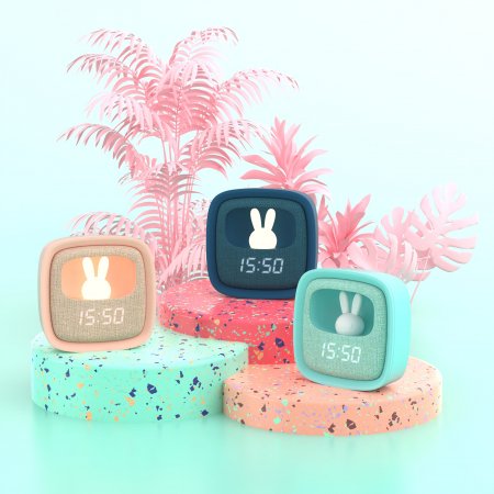 MOB DESIGN pulkstenis un gaisma Billy, tirkīza, BILLY-BL-01 BILLY-BL-01