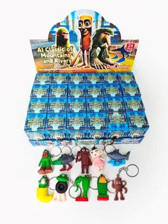 ITALIAN BRAIN ROT AI 3D atslēgu piekariņš, 5 cm, asort., BJ003 