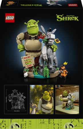 72423 LEGO® Šreks: Šreks, Ēzelītis un Runcis zābakos 