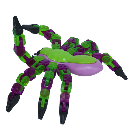 ZING KLIXX CREATUREZ zirneklis ar salokāmām kājām, KX100 