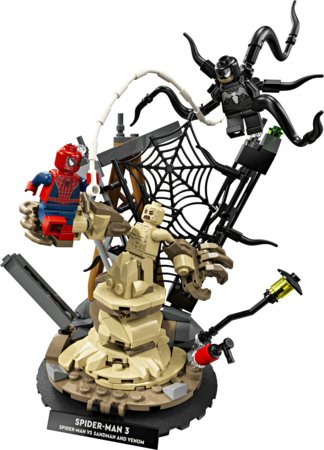 76334 LEGO® | Marvel Spraigā kauja: Zirnekļcilvēks pret Sandman 