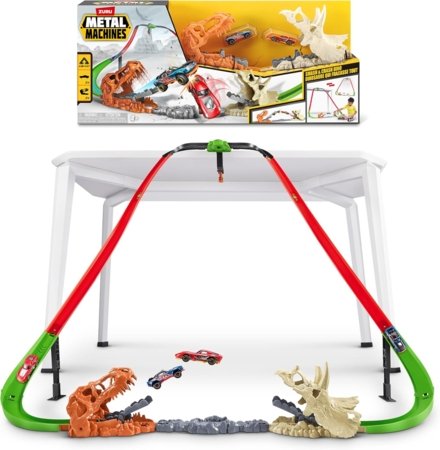 METAL MACHINES trases un 2 automašīnu rotaļu komplekts Smash & Crash, 1. sērija, sortiments., 67132 