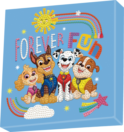 "DIAMOND DOTS radošs dimanta gleznas komplekts ""Paw Patrol Forever Fun"", 1629 punkti, DBX.084" DBX.084