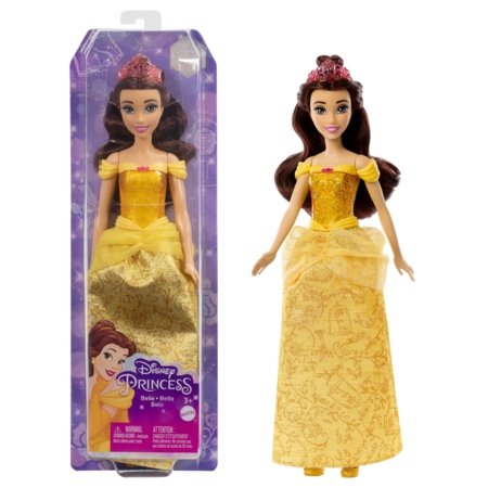 DISNEY PRINCESS lelle  - Belle no Beauty and the Beast, Skaistule un briesmonis, HLW11 HLW11