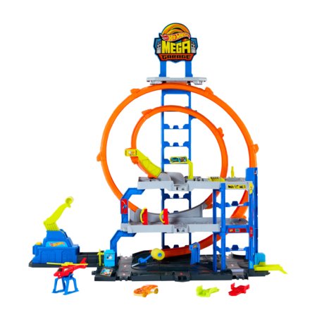 HOT WHEELS pilsētas jaunā mega garāža, JBM74 