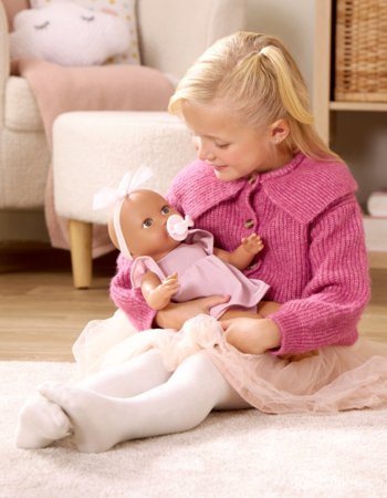 LULLABABY lelle ar rozā kleitiņu, LBY7302Z 