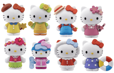 YUME Hello Kitty lelle four seasons series, 7cm, 11534 