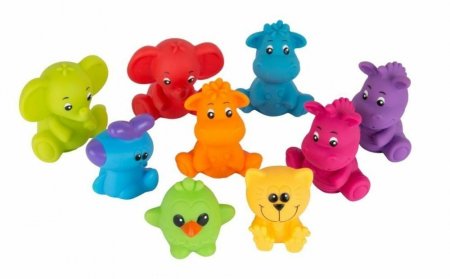 PLAYGRO bath toy Jungle Fun Friends (fully sealed), 187485/0188417 187485/0188417