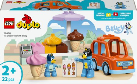 10458 LEGO® DUPLO® Berry Saldējuma ceļojums ar Bluey 
