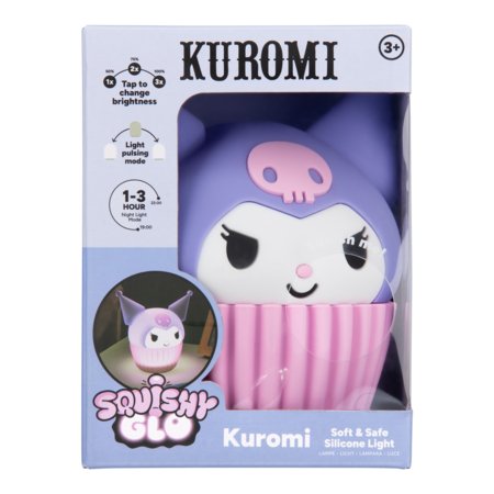 PALADONE KUROMI dekoratīvais silikona LED gaismeklis SquishyGlo, uzlādējams, PP15398KUR 