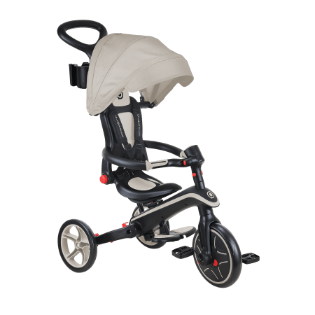 GLOBBER skrejritenis Explorer Trike 4in1, taupe, 732-466 