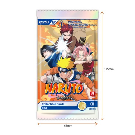 KAYOU Naruto-Smriti kolekcionējamās kartītes Earth Scroll Edition, 8 gab., NR-KP-DZJ-001B-EMEA 