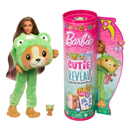 BARBIE Cutie Reveal kostīmu sērija suns un varde, HRK24 