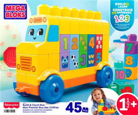 MEGA BLOKS Build & Count autobuss, JKG34 