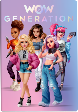WOW GENERATION piezīmju grāmatiņas mīkstajos vākos, 3 iepakojumi A5, WOW00002 