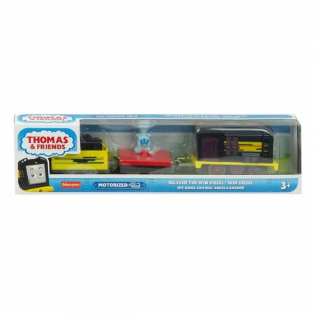 THOMAS & FRIENDS motorizēta lokomotīve ar vagonu, HFX97 HFX97