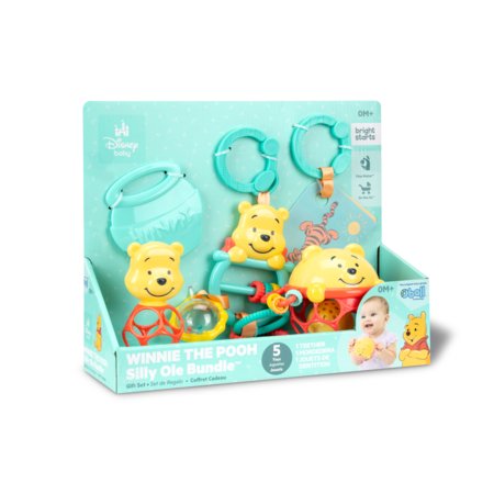 BRIGHT STARTS attīstošo rotaļlietu komplekts Winnie the Pooh Silly Ole Bundle,sortiments., 17454 