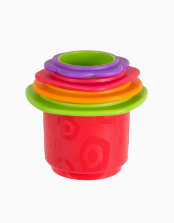 PLAYGRO bath toy Chewy Stack and Nest Cups, 187253 187253