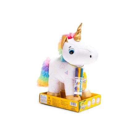 CRAYOLA krāsojama plīša rotaļlieta Color Me Plush - Unicorn, 4026316 