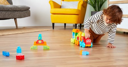 MEGA BLOKS ABC Alphabet vilciens, DXH35 