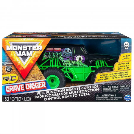 MONSTER JAM monstru mašīna R/C 1:24 Grave Digger, 6044955 6044955