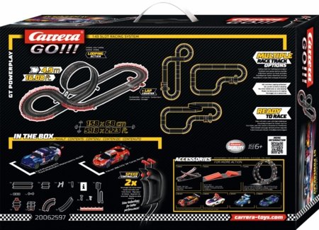 CARRERA GO sacīkšu trase Powerplay 4,9m, 20062597 