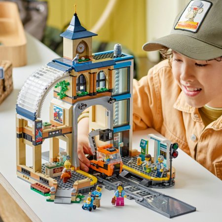 60469 LEGO® City Trains Centrālā dzelzceļa stacija 