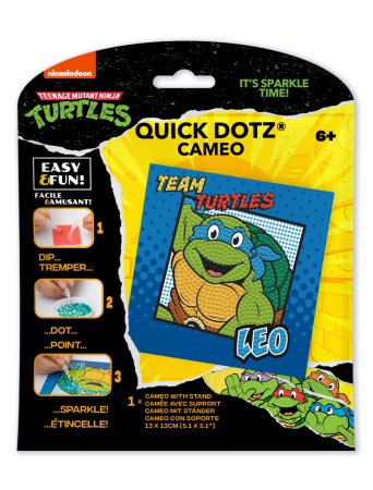 "DIAMOND DOTS radošs dimanta gleznas komplekts ""TMNT - Leo"", DTZ5.030" DTZ5.030