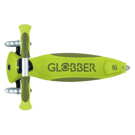 GLOBBER skrejritenis Go Up Deluxe Lights, laima zaļš, 748-606 