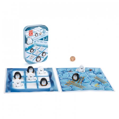 HAPE 2 vienā spēlēs Tic Tac Toe/ Snakes & Ladders, E0478A E0478A