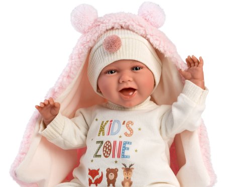 LLORENS smejošs mazulis Mimi Sonrisas 42cm, 74028 