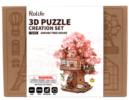 ROLIFE koka konstruktors Sakuru koka namiņš, TGS04 