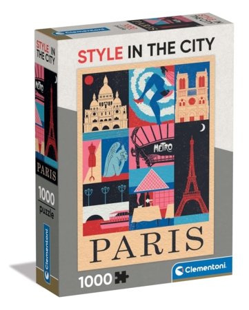 CLEMENTONI puzle Style In The City Paris, 1000 gab., 39843 