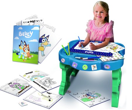 LISCIANI Bluey zīmēšanas komplekts ar galdu, 99399 