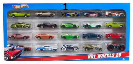 HOT WHEELS basic car, 20 pack assort., H7045 