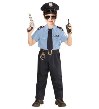 WIDMANN kostīms Police Officer, izmērs (116 cm / 4-5 gadi), 04025 