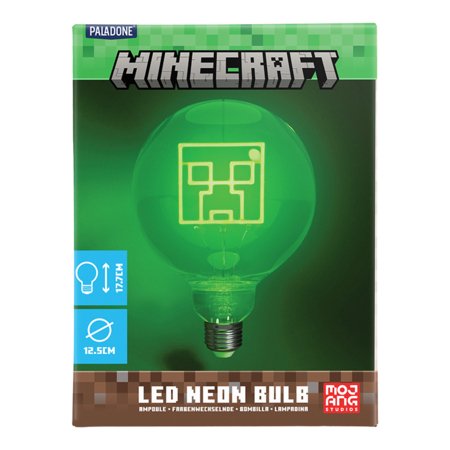 PALADOME MINECRAFT Creeper LED neona lampa, PP14116MCF 