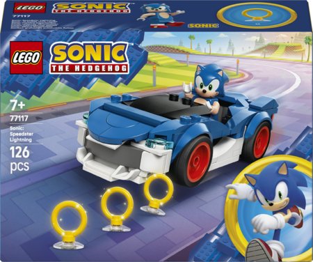 77117 LEGO® Sonic the Hedgehog™ Sonic: Zibens ātrgaitnieks 