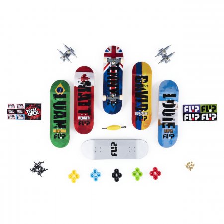 TECH DECK skrituļdēļa komplekts Bonus Sk8 Shop, 6 gab, sortimentu, 6028845 6028845