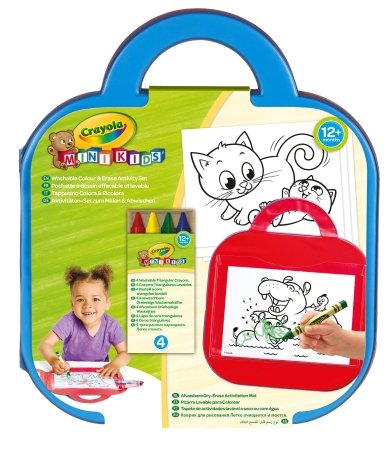 CRAYOLA MINIKIDS zīmēšanas galds Dry Erase Mat, 98-2000 