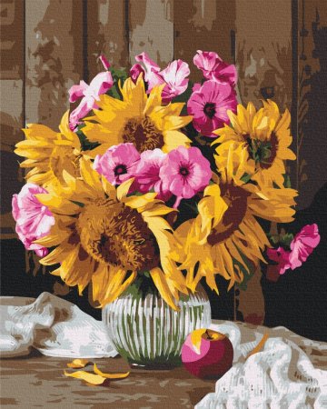 BRUSHME Izkrāso pēc numerācijas Country bouquet, BS52735 BS52735