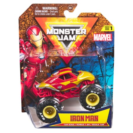 MONSTER JAM 1:64 bezceļu transportlīdzeklis Marvel, dažādi, 6069960 
